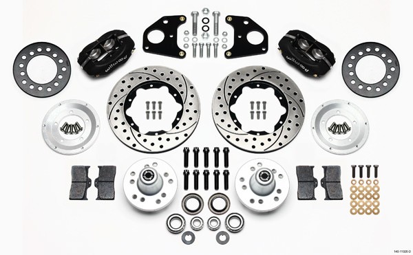 Wilwood Forged Dynalite Pro Series Front Brake Kit Mopar B Body 1962-1972