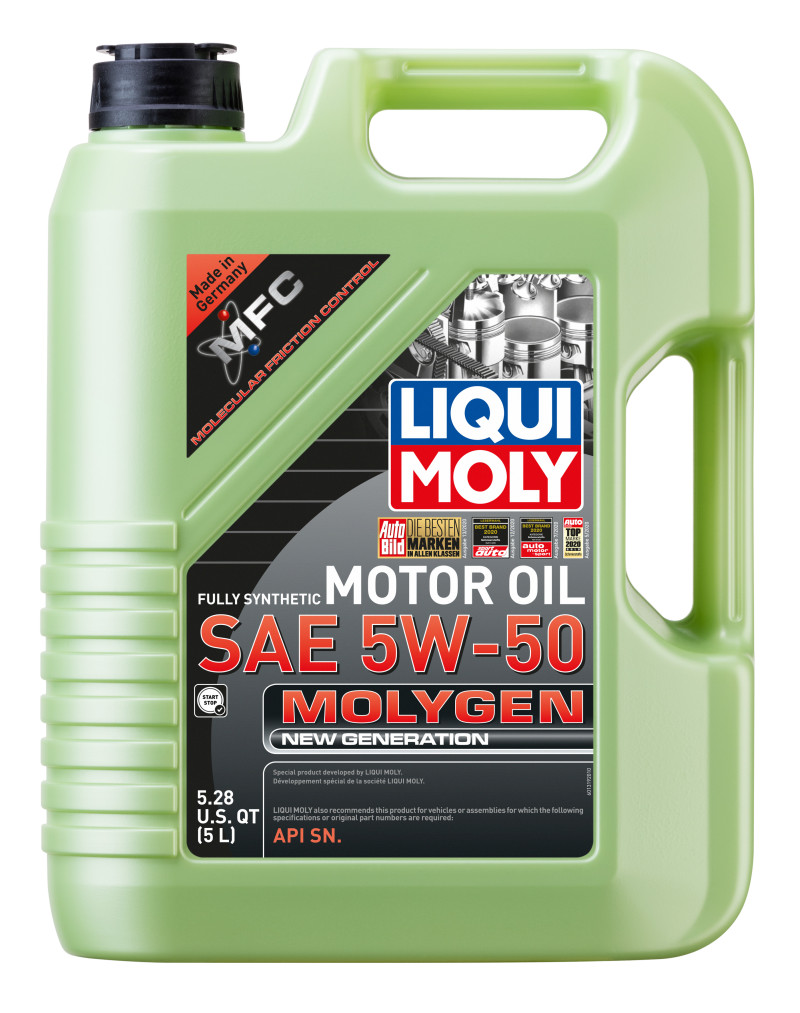 LIQUI MOLY Molygen 5W50 Fully Synthetic Motor Oil High Performance Engine Oil