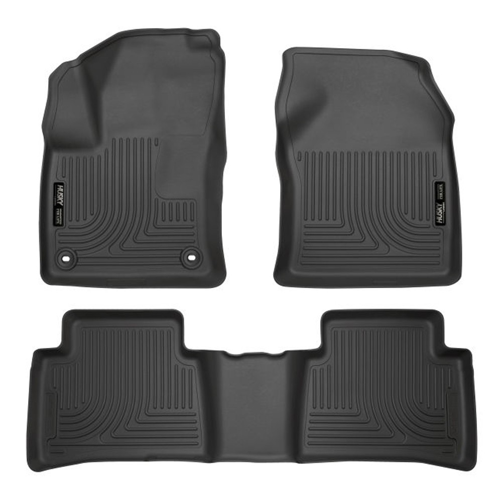 Husky Liners WeatherBeater Floor Liners Front and 2nd Row Toyota Prius 2016-22