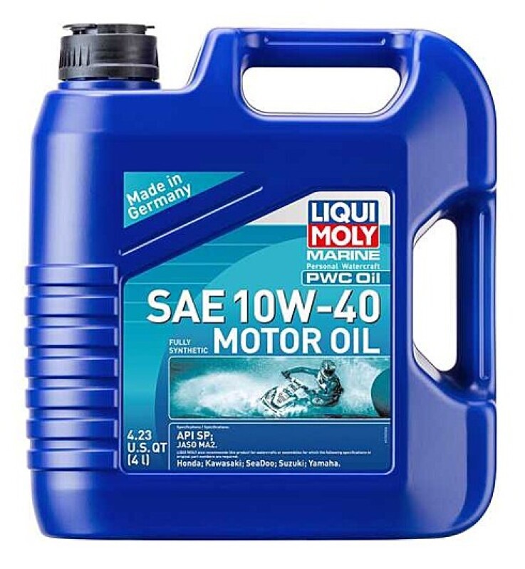 LIQUI MOLY Marine PWC Motor Oil 10W-40 Fully Synthetic 4-Stroke Engine Oil 4L