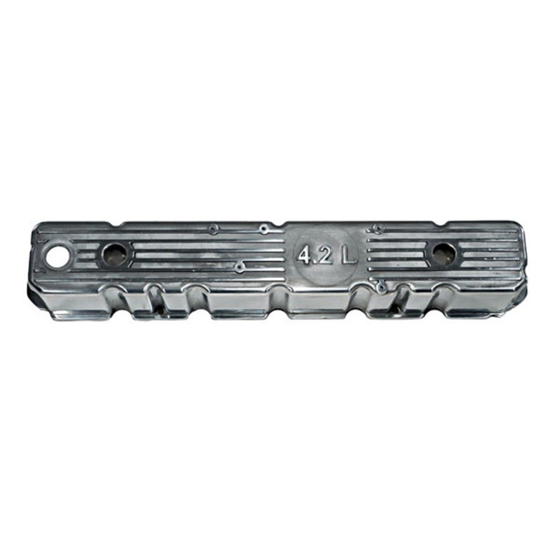 Omix Polished Aluminum Valve Cover For Jeep CJ Wrangler 4.2L Engines 17401.09