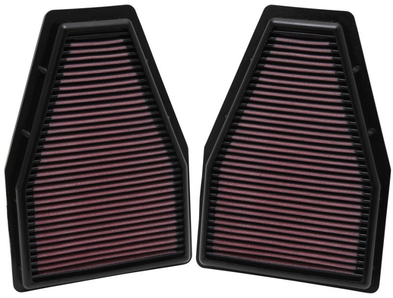 K&N 33-2484 High Flow Replacement Air Filter Set for Porsche 911 2013-15
