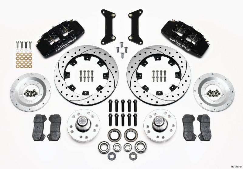 Wilwood Dynapro 6 Front Brake Kit GM G-Body 1979-1987 12.19 Drilled