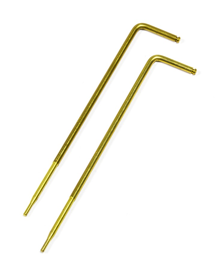 Edelbrock Carburetor Metering Rods Pair Brass 0.071" OD Step 0.047" - P#1453