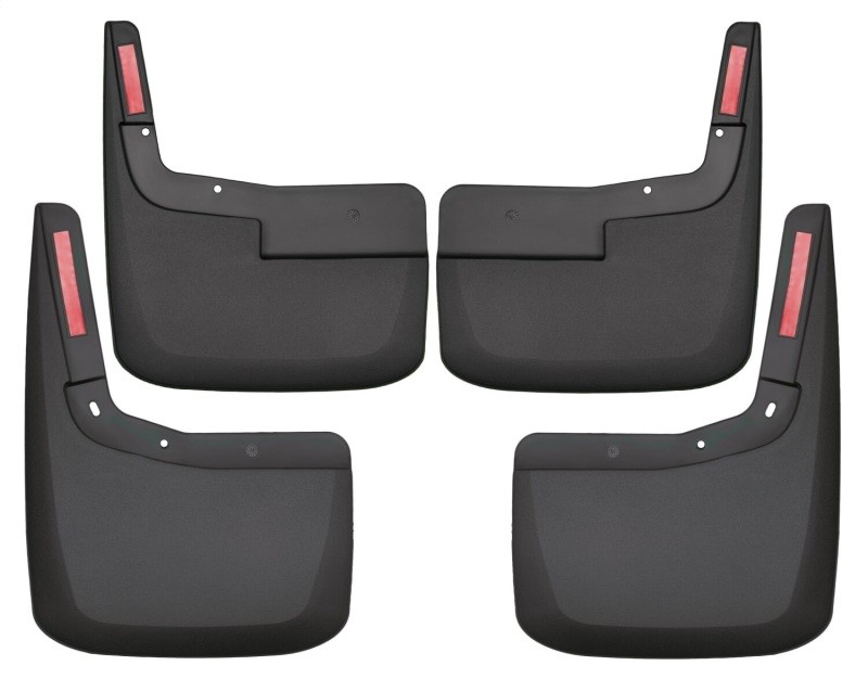 Husky Liners Mud Guards Black Front Rear Set for Ford F-150 2021-2022 58526