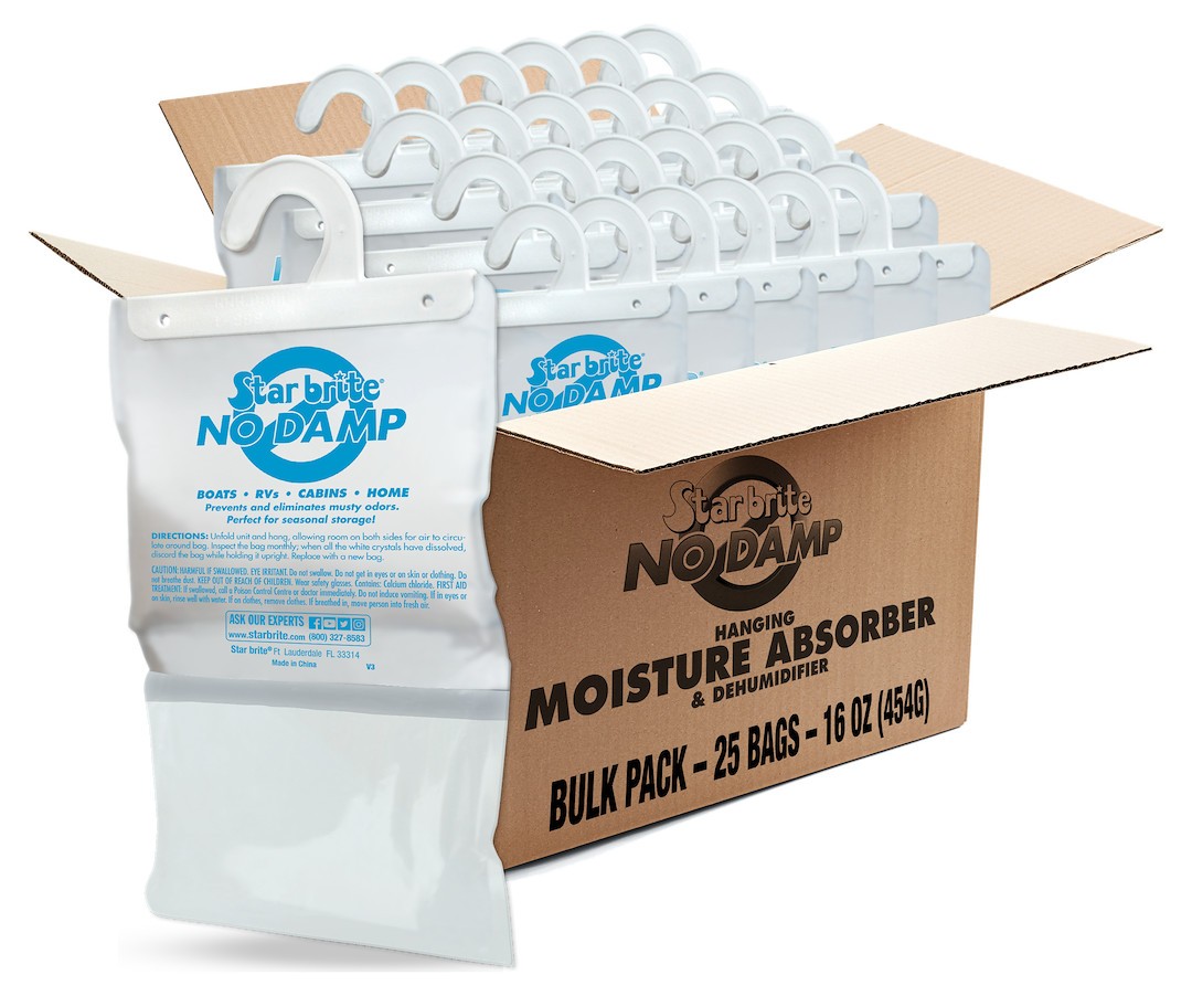 Star Brite No Damp Hanging Dehumidifier Bag 16oz Moisture Absorber 25/Case