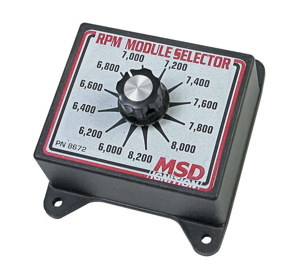 MSD RPM Module Selector 6000-8200 RPM Dial for MSD Ignition Boxes