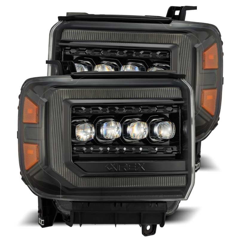AlphaRex Nova Series LED Projector Headlights GMC Sierra 2014-2018