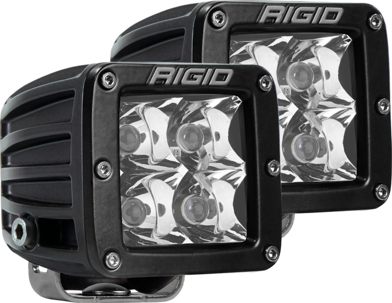Rigid Industries Dually Spot LED Light Compact High-Output Pod Lights - Set of 2