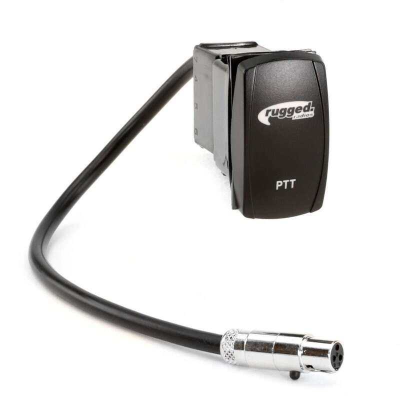 Rugged Radios PTT-RS-12 Push-to-Talk Rocker Switch Button Automotive