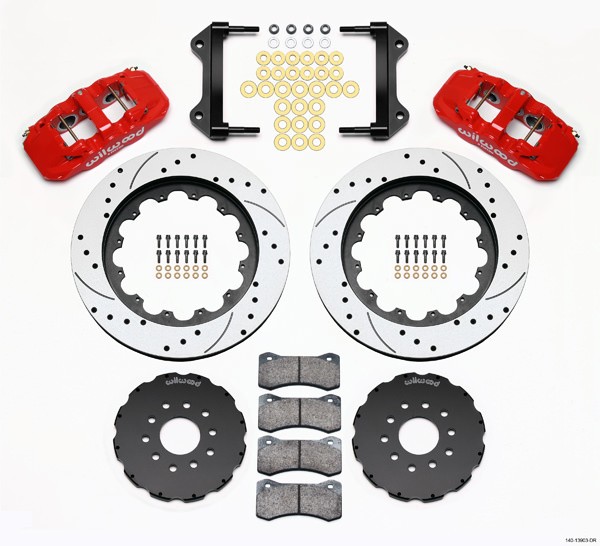 Wilwood AERO6 Big Brake Kit Front Chevy Corvette 2009-2013 6-Piston Caliper