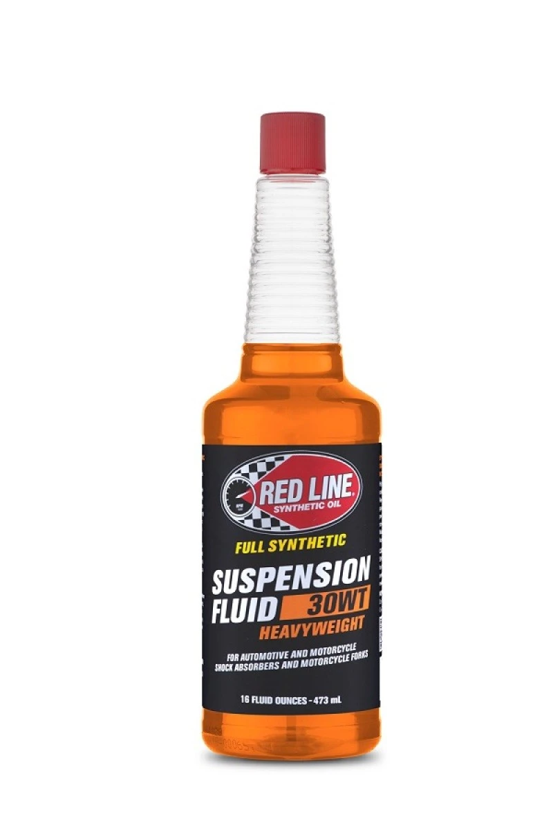 Red Line HeavyWeight 30WT Suspension Fluid 16oz Automotive Shock Strut Fluid