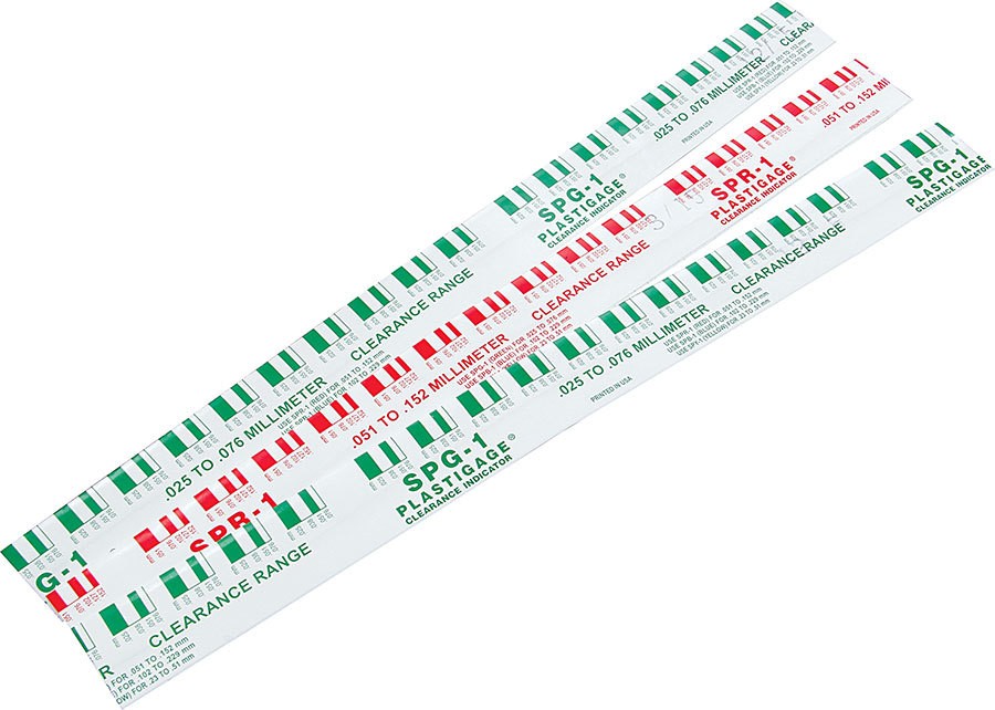 Allstar Performance Plastigage Kit 0.002-0.006 In Measurement Range