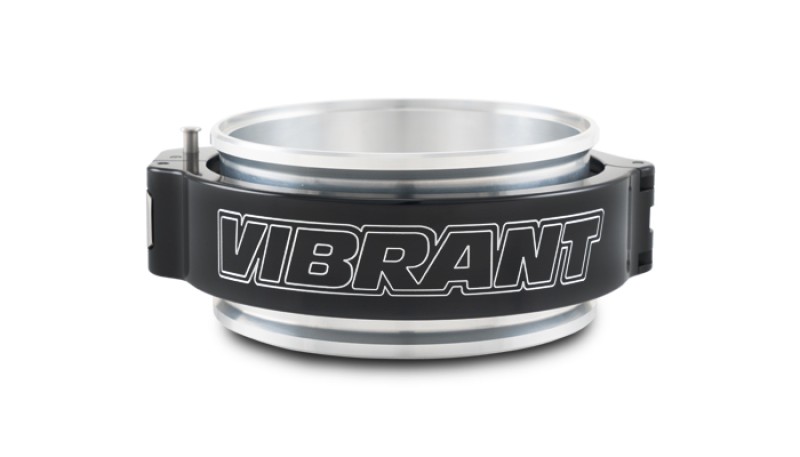 Vibrant 4in O.D. Aluminum HD Clamp Assembly Pinless Locking
