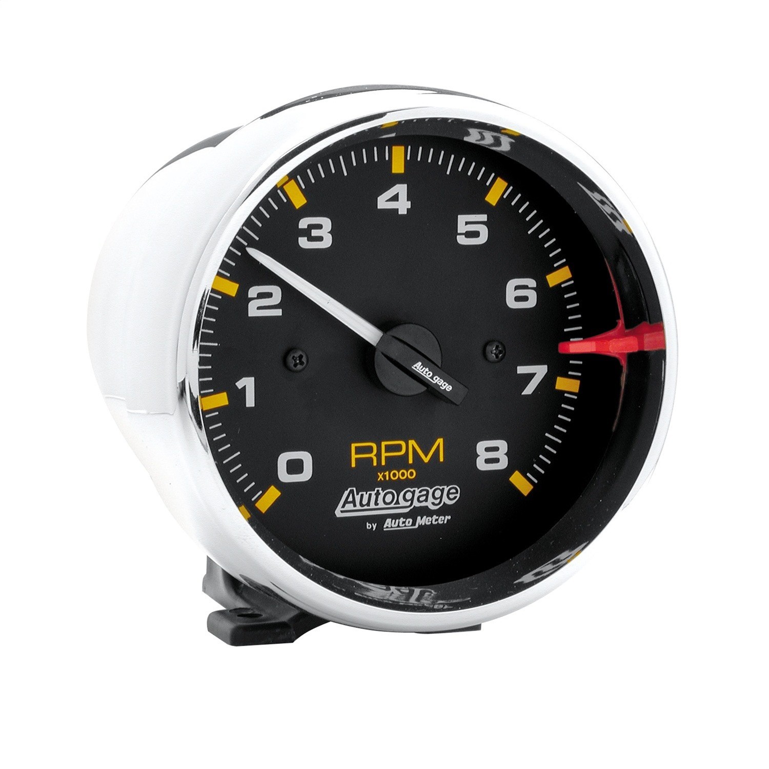 Auto Meter 2301 Chrome Tachometer RPM Gauge for Automotive Use