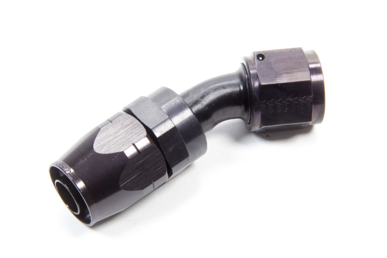Aeroquip FCM4474 AN-10 30 Degree Hose End Fitting Black Aluminum