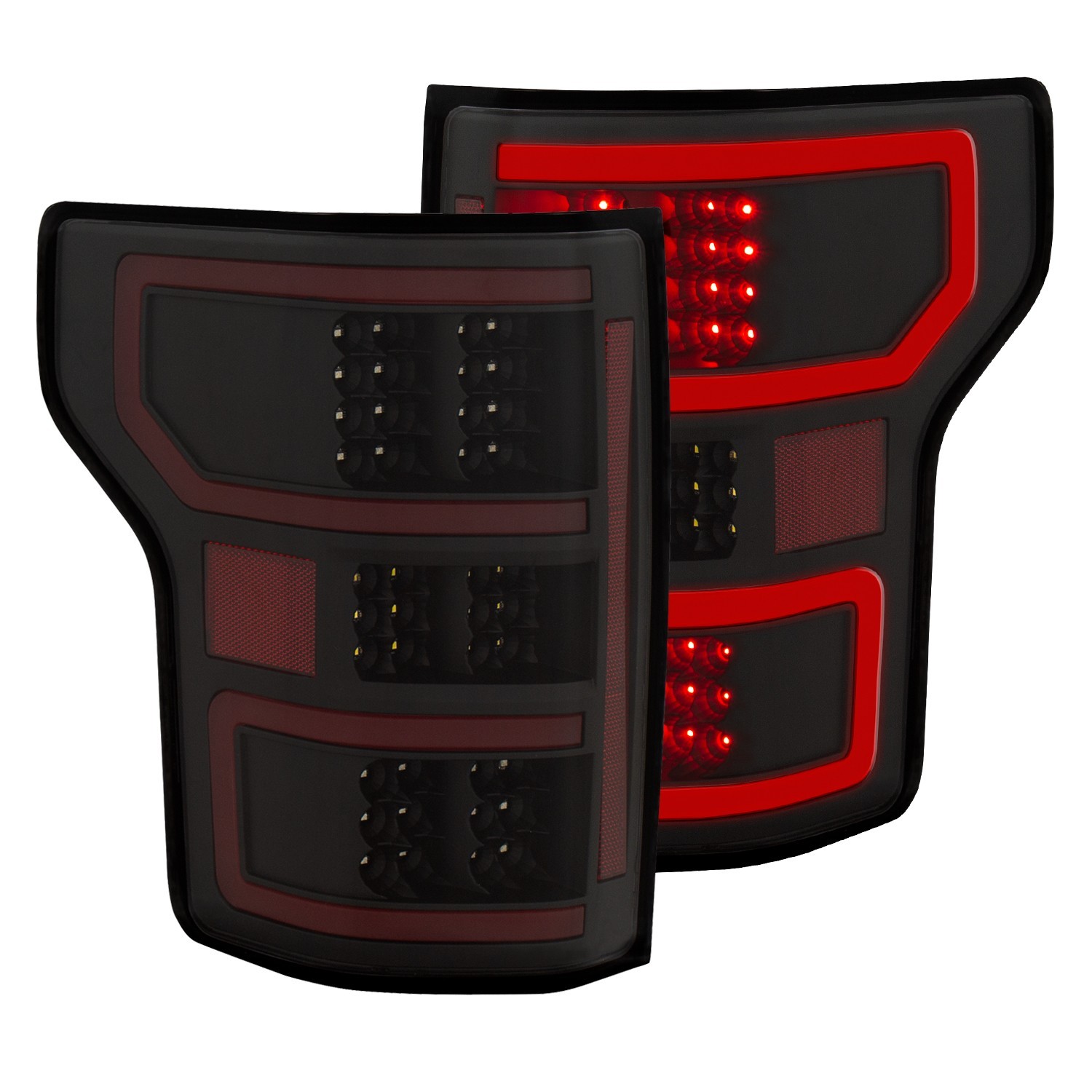 Anzo Led Tail Lights Ford F-150 2018-2020 Red White Lights