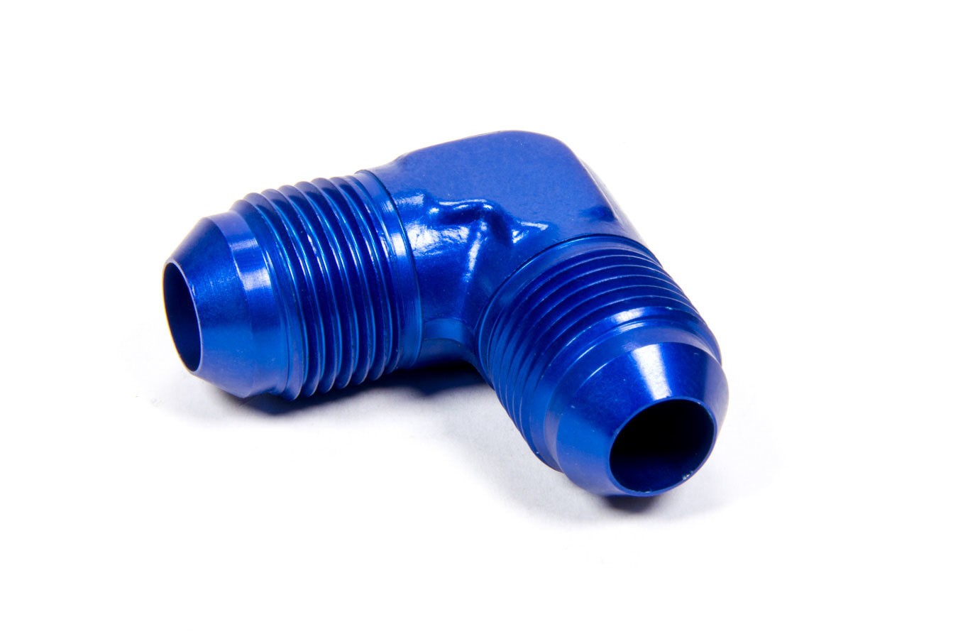 Aeroquip FCM2190 #8 AN 90 Degree Elbow Union Aluminum Blue Fitting