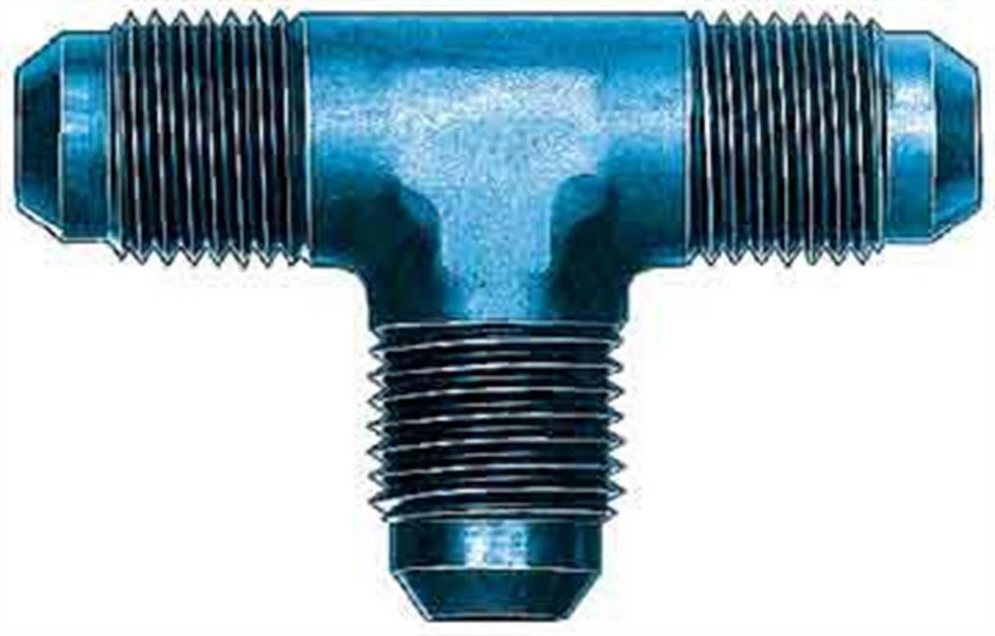 Aeroquip FCM2065 #12 AN Male Tee Adapter Aluminum Blue Anodized
