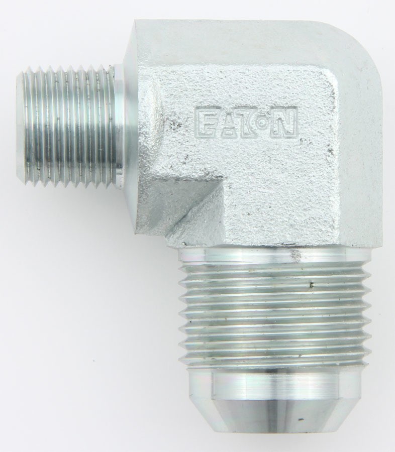 Aeroquip FCM2623 12AN 90 Degree Male Elbow to 3/8 NPT Steel Adapter Fitting