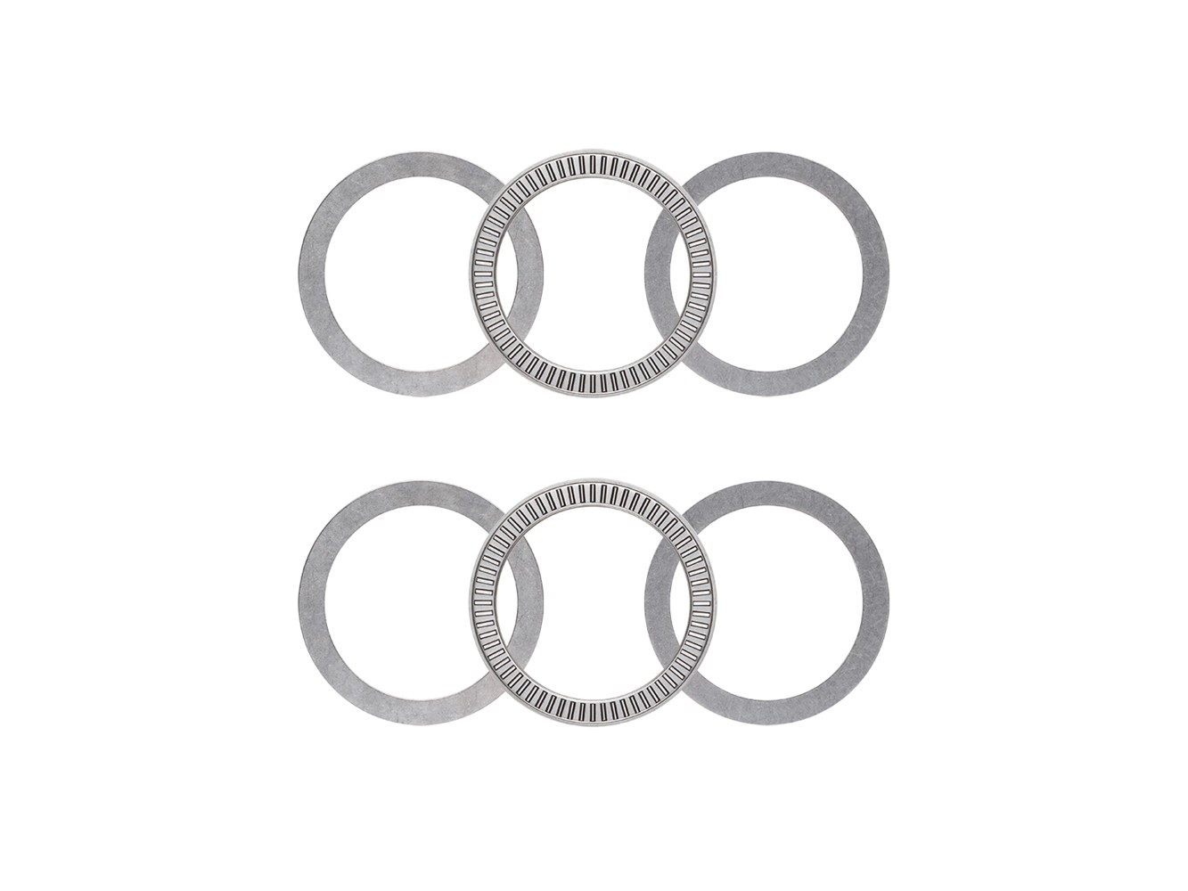 Aldan American Thrust Bearing Kit 2.5 ID 3.2 OD Steel Roller Bearing