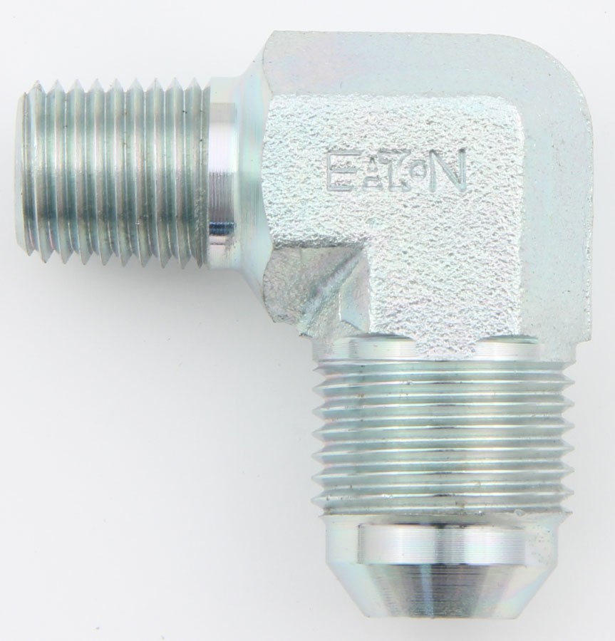 Aeroquip FCM2617 8AN 90 Degree Steel Male Elbow to 1/4 NPT Adapter Fitting
