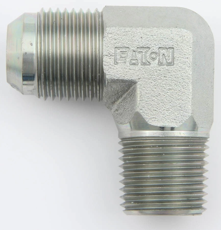 Aeroquip FCM2628 12AN 90 Degree Male Elbow to 1/2 NPT Steel Adapter Fitting