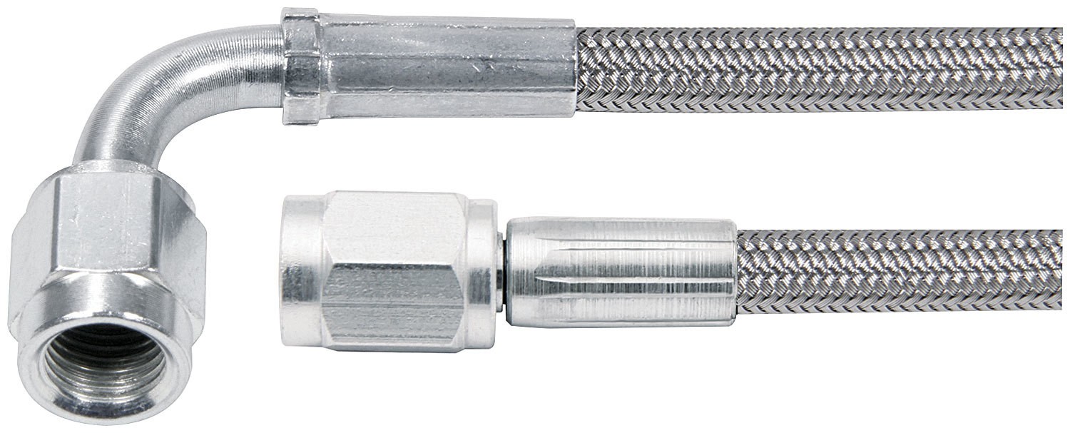 Allstar Performance ALL46304-42 42 in Braided Stainless Steel Hose Assembly