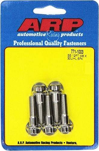 ARP 7711003 M8 x 1.25 x 30mm 12 Point Stainless Steel Bolt Performance Fastener