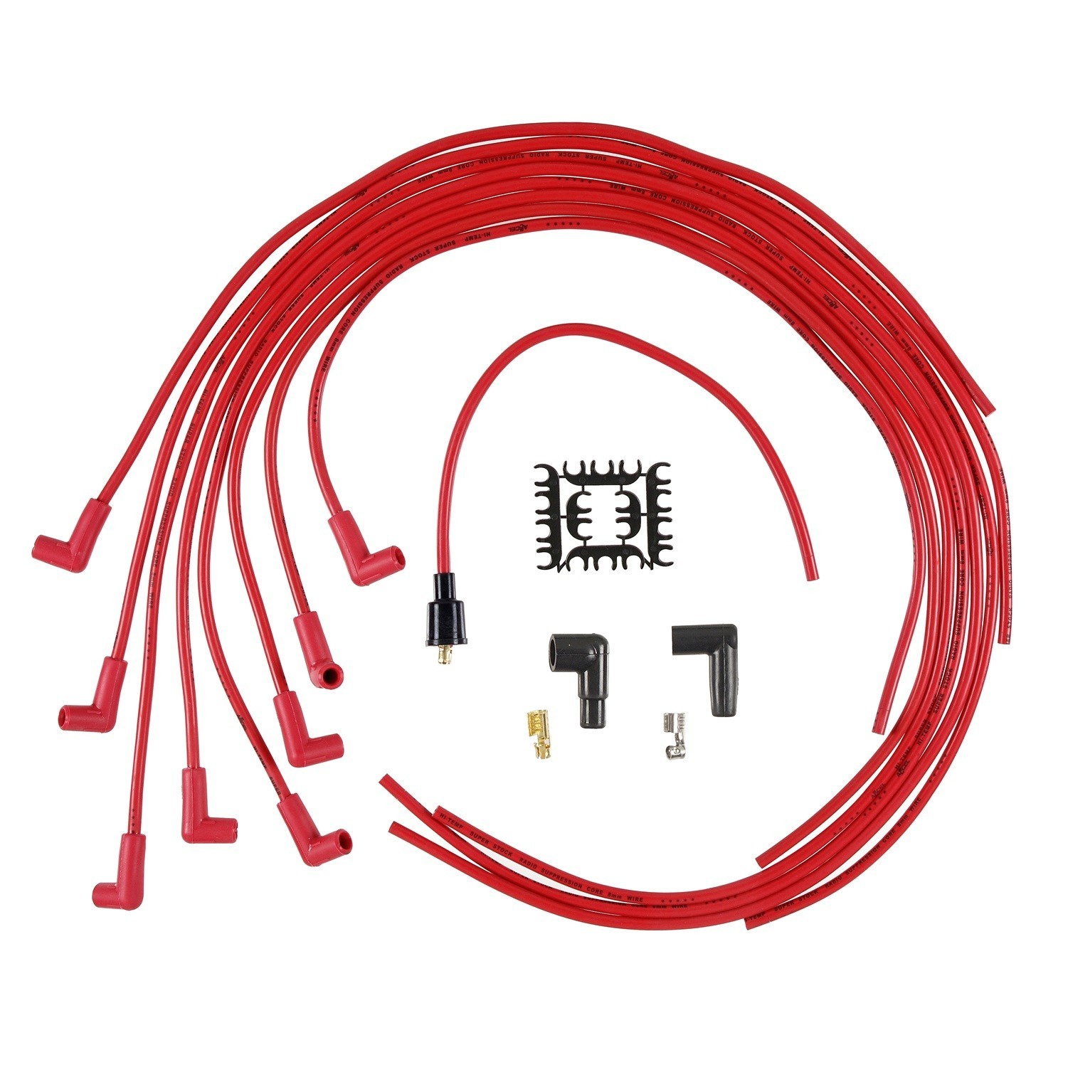 Accel 4041R 8mm Red Spark Plug Wire Boot Performance Ignition