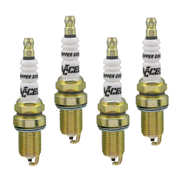 Accel Spark Plugs 4 Pack Performance Replacement Easy Installation Ignition