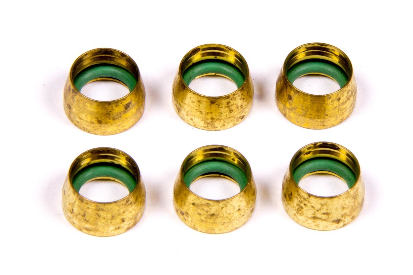 Aeroquip FCM2430 6AN Brass Compression Ferrules Replacement Sleeves