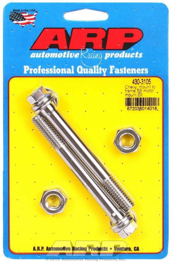 ARP 4303105 Motor Mount Bolt Kit High Strength Engine Mount Fasteners