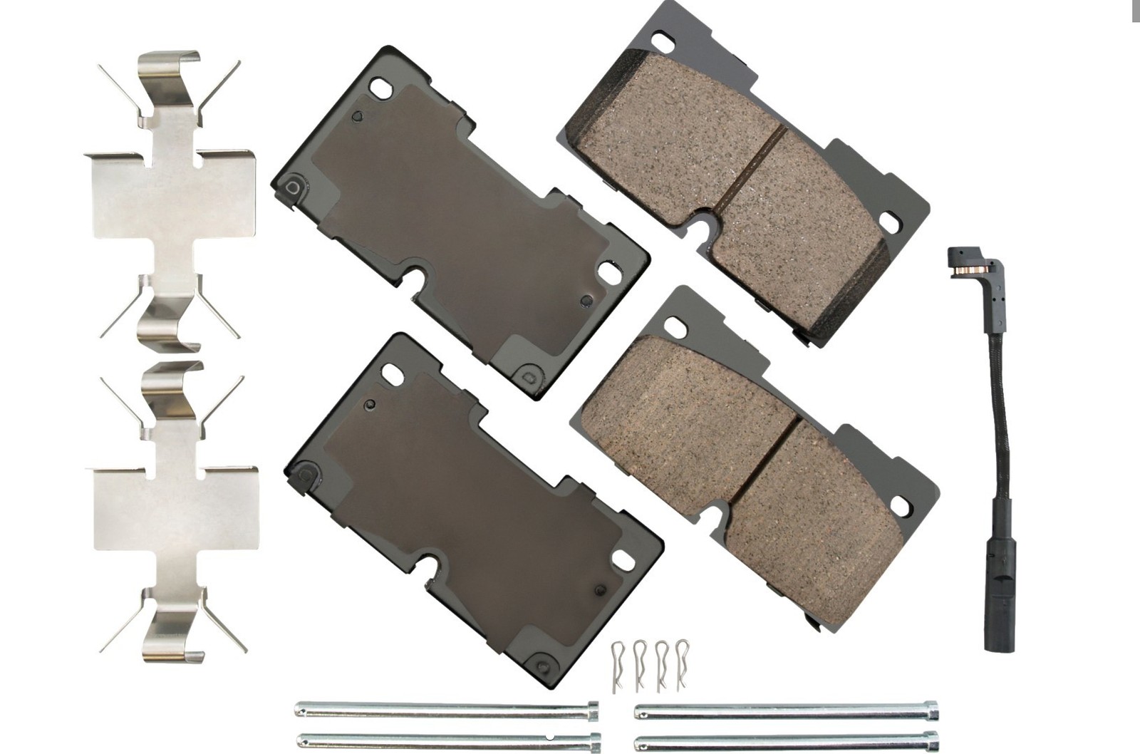 Akebono ACT2173 ProAct Front Brake Pads Set Ultra Premium Ceramic