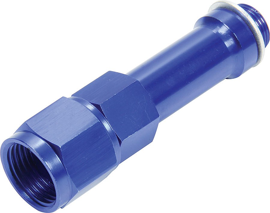 Allstar Performance ALL50901 Carb Inlet Fitting 8AN Female 9/16-24 Male Blue