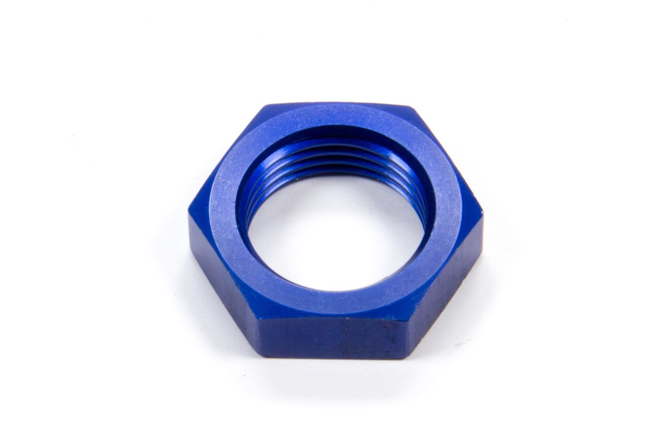 Aeroquip FCM2103 #8 Aluminum Locknut Blue Anodized Bulkhead Fitting Nut