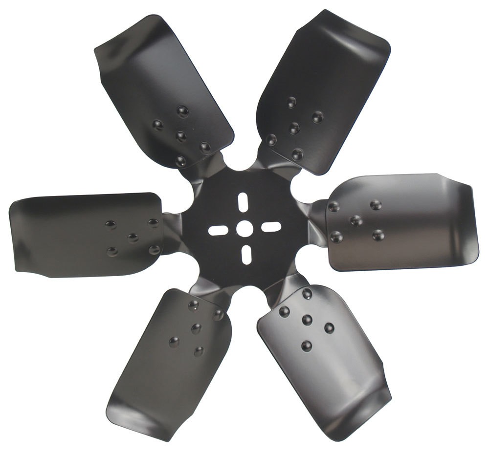 Derale 17318 Rigid Cooling Fan FOR Universal Vehicle 18 Inch 6-Blade Steel Black