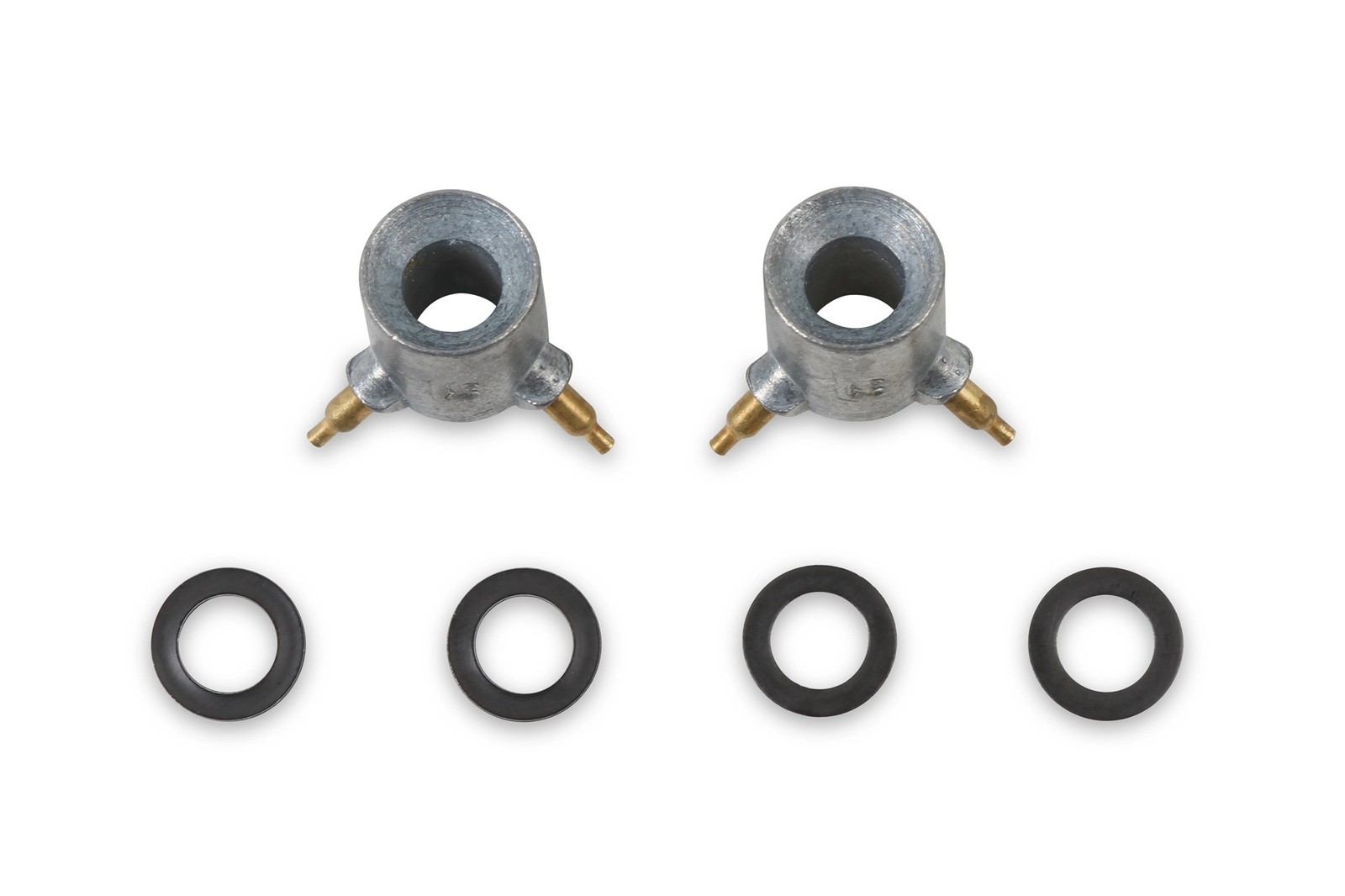 Holley 121-35 Pump Nozzle FOR Holley Carburetors 0.035 In Aluminum Tube 2-Pc Set