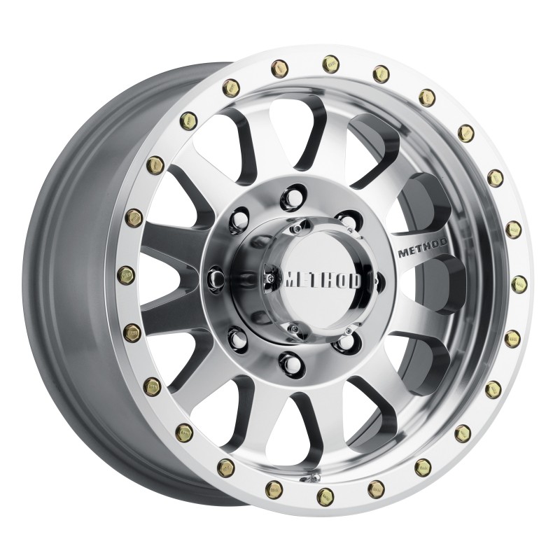 Method MR304 Double Standard 17x8.5 Polished Aluminum Wheel Beadlock