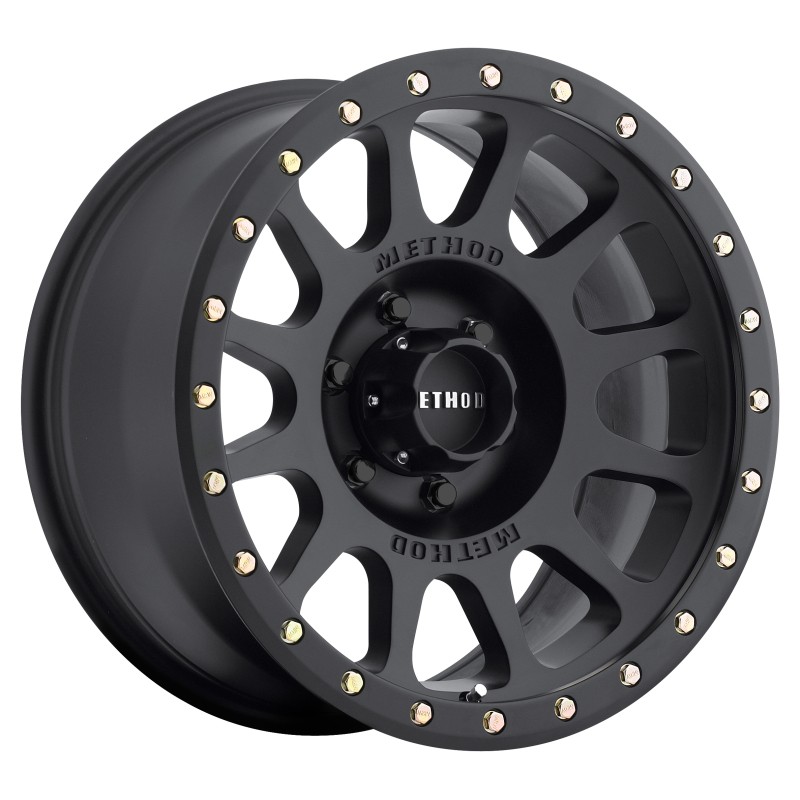Method MR305 NV 16x8 Black Wheel 6x5.5 Beadlock Style Off Road Truck Rim