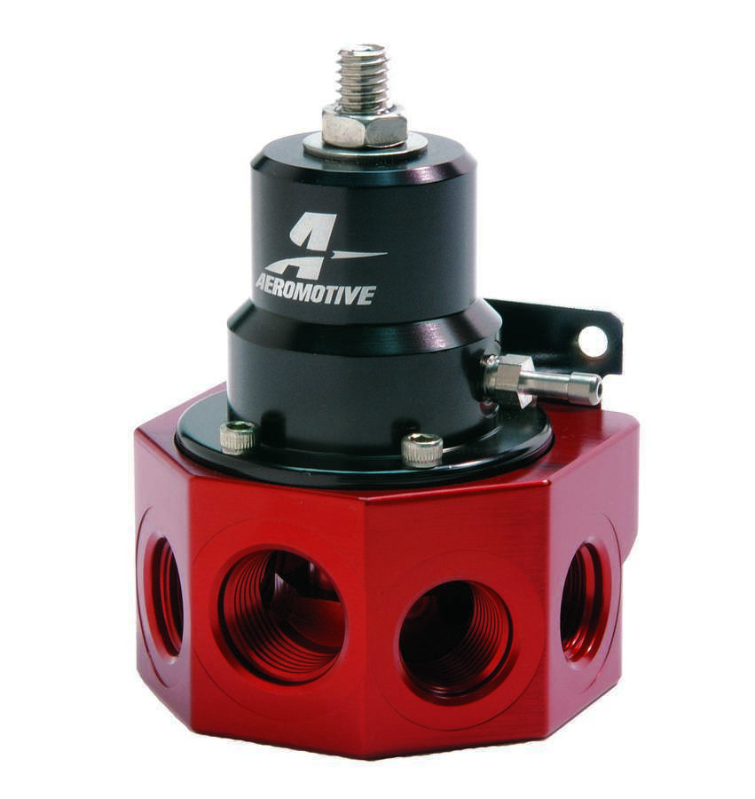 Aeromotive for A2000 Fuel Pressure Regulator 2-20 PSI Black Red Inline