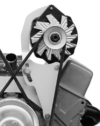 Alan Grove SBC High Mount Alternator Bracket Short Pump Chevy GM 200L