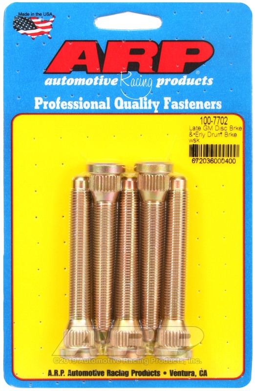 ARP 1007702 7/16 Wheel Stud 20 Pack Automotive Fasteners