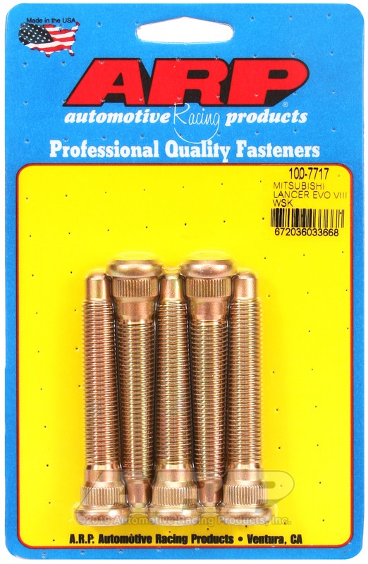 Arp Evo Wheel Stud Kit High Performance Press In Lug Studs 100-7717