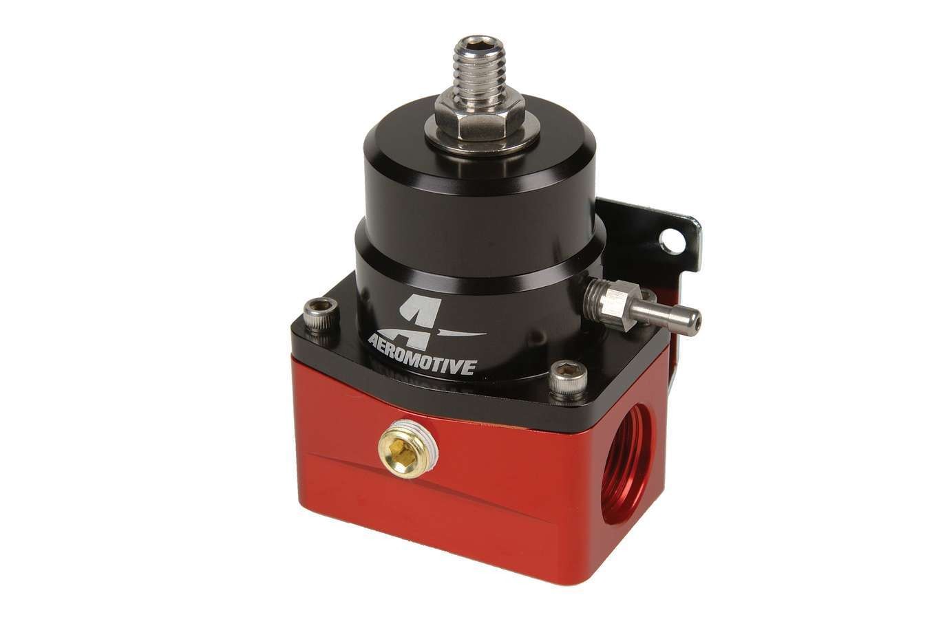 Aeromotive for A1000 Fuel Pressure Regulator 40-75 PSI Black Red 13101