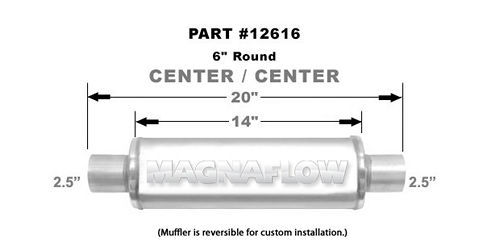 Stainless Steel Muffler 12616
