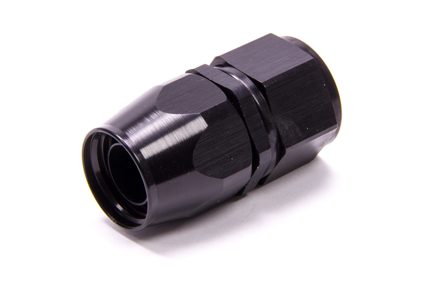 #12 Str Hose End Black 610055