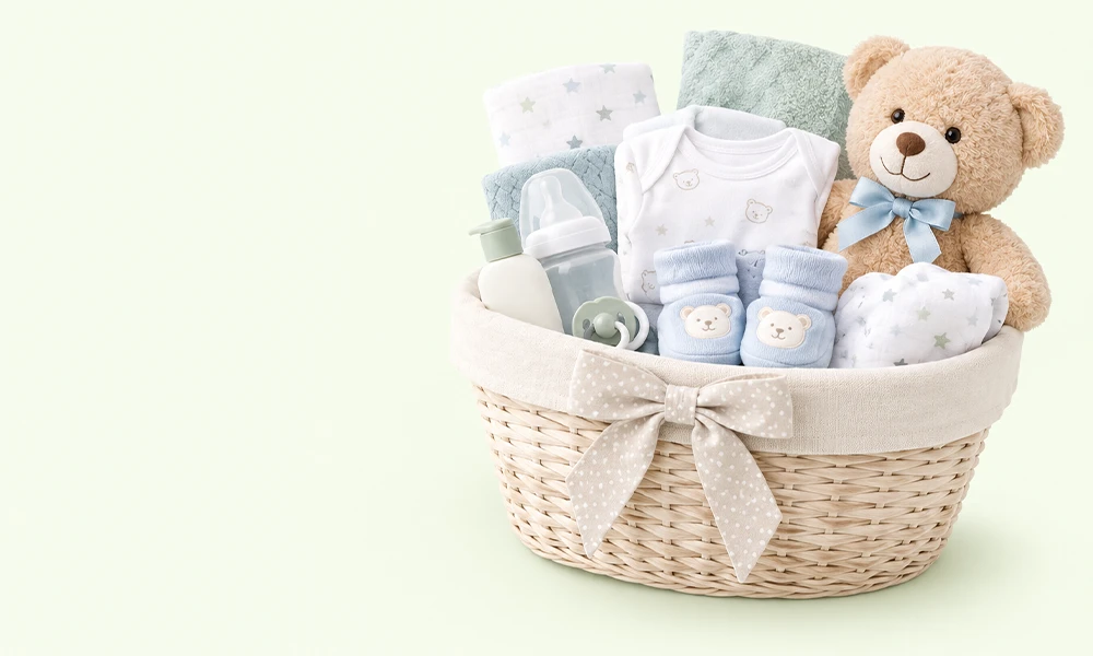 IMAGEN Cestas de bebés personalizadas