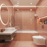 Kitchen & Bathroom Tiles with Waterproof Vinyl Wraps