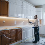 Spray Painting Kitchen Cabinets: Tips and Costs